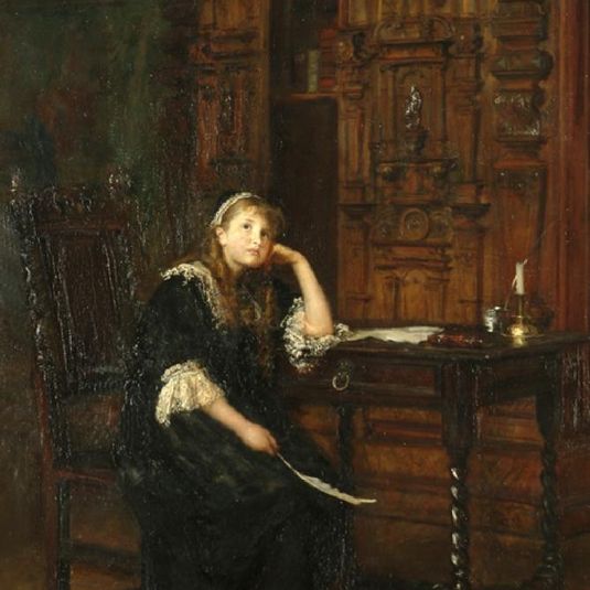 Audio description for Princess Elizabeth in Prison at St James' by John Everett Millais