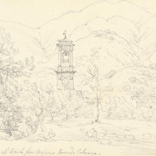 A Village About Six Miles from Messina Towards Calanca