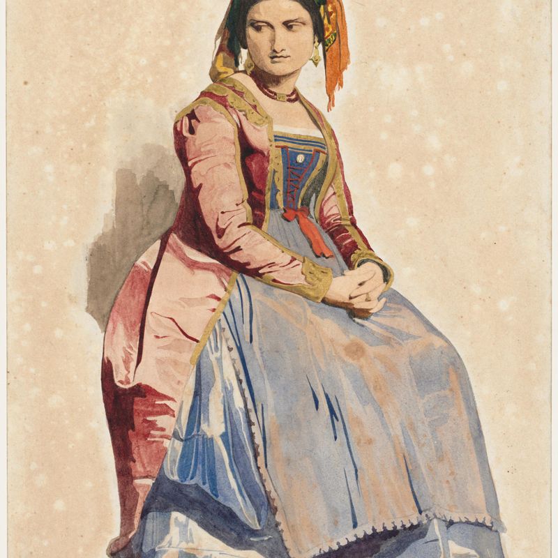 Seated Italian Woman
