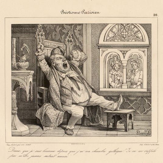 Dieux? que je suis heureux depuis que j'ai une chambre gothique ! [...] / N°28