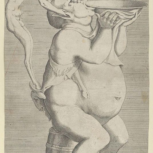 Silenus, as a Vase, Satyr Handle