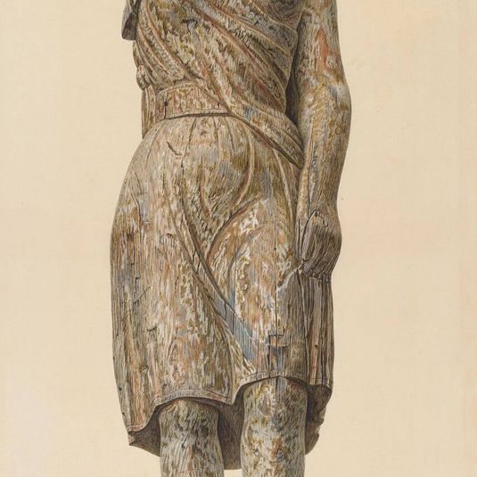 Circus Wagon Figure: "Dancing Girl"