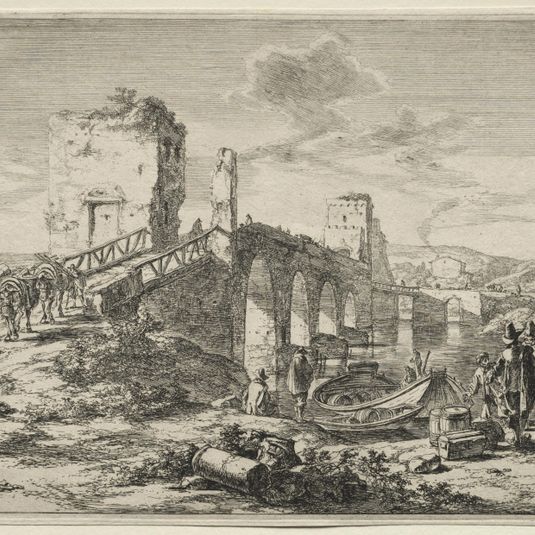 The Molle Bridge over the Tiber