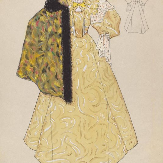Evening Dress and Cape
