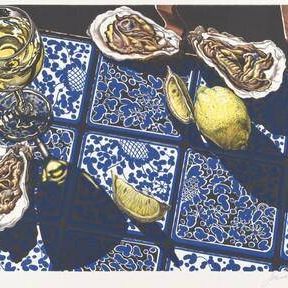 Oysters with Wine and Lemon