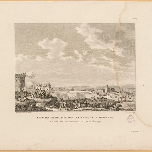 N°127 / Victoire remportée par les Français, à Quiberon, / le 21 juillet 1795 ou 3 Thermidor An 3ème de la République.