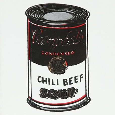 Andy Warhol, “Campbell’s Soup Can”