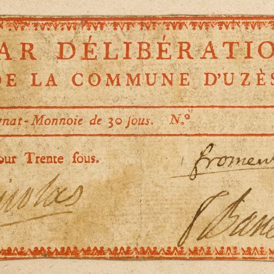 Assignat-monnoie de 30 sous, commune d'Uzès