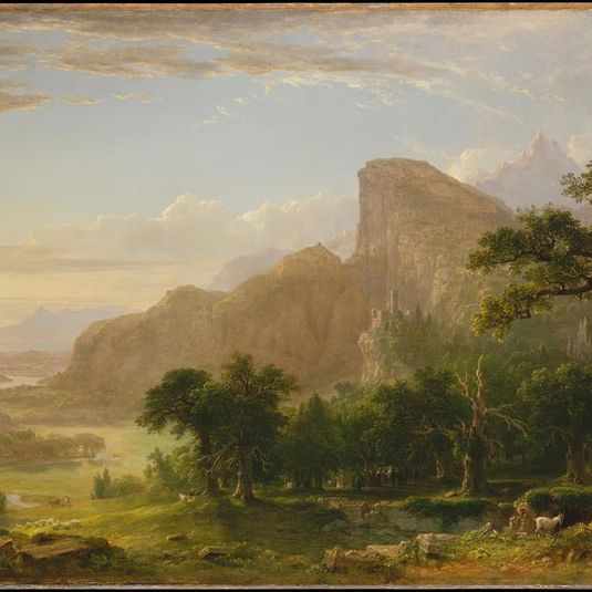 Landscape—Scene from "Thanatopsis"