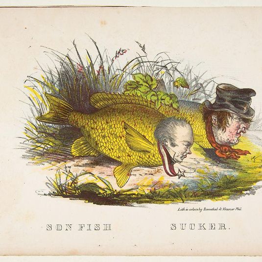 Son Fish and Sucker, from The Comic Natural History of the Human Race
