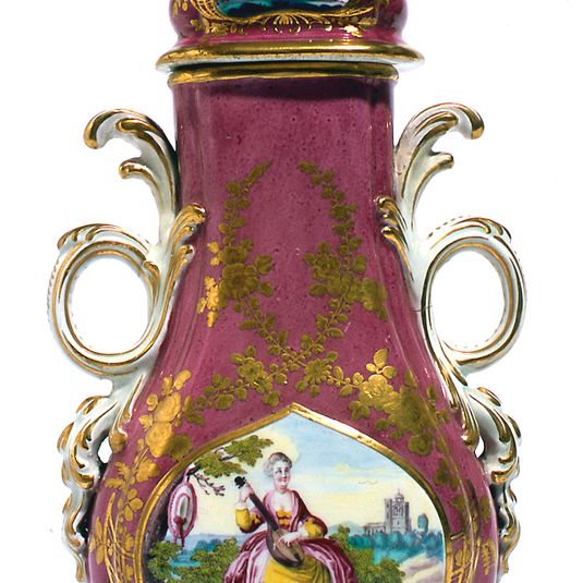 Vase and Cover or 'Pilgrim Bottle', c.1758-74