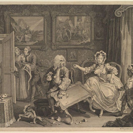A Harlot's Progress, Plate 2