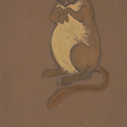 Dormouse (costume design for Alice-in-Wonderland, 1915)