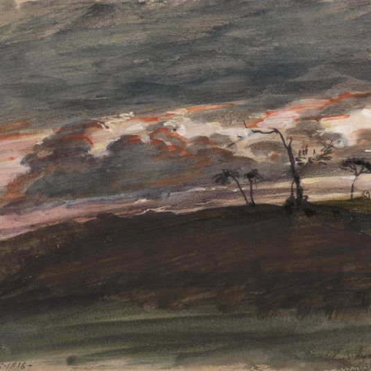 Stormy Sunset, Legh Park, Wiltshire