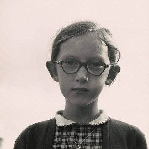 A young girl in Ennis, County Clare, Ireland