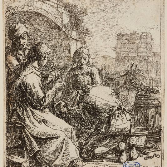 La Fileuse et le Forgeron (Bartsch 6)