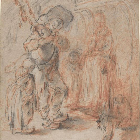 Study for "La Cuisine Avec Paisans"