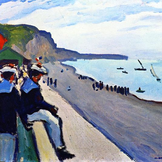 The Beach at Fécamp