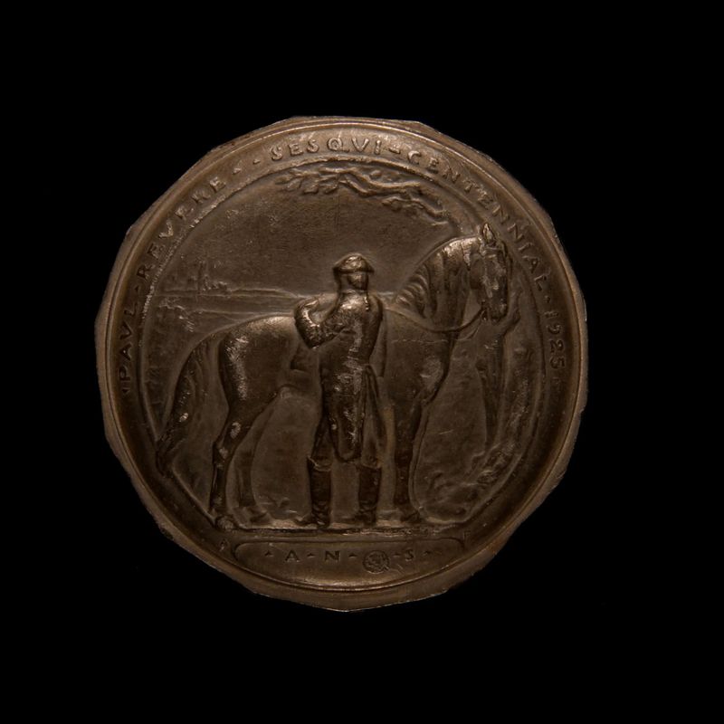Paul Revere Sesquicentennial Medal (obverse)