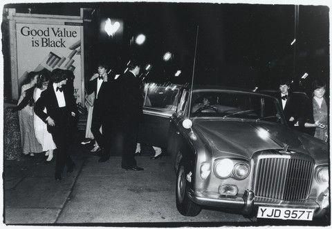 Arriving Feathers Ball, Hammersmith Palais, London