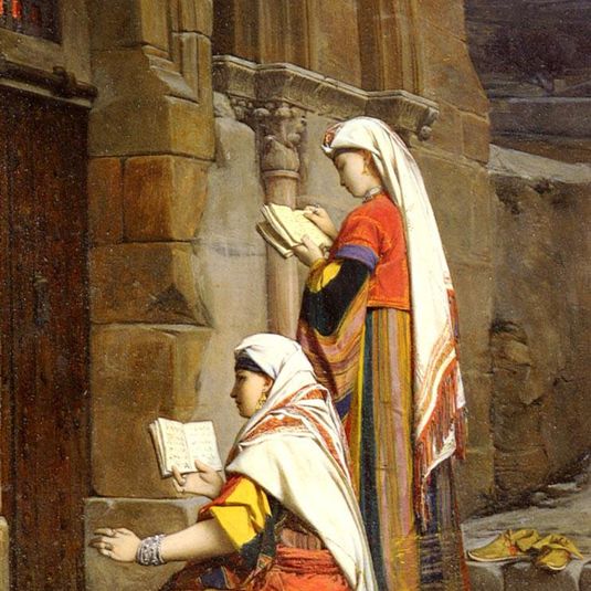 Christian Women at the Tomb of the Virgin, Jerusalem