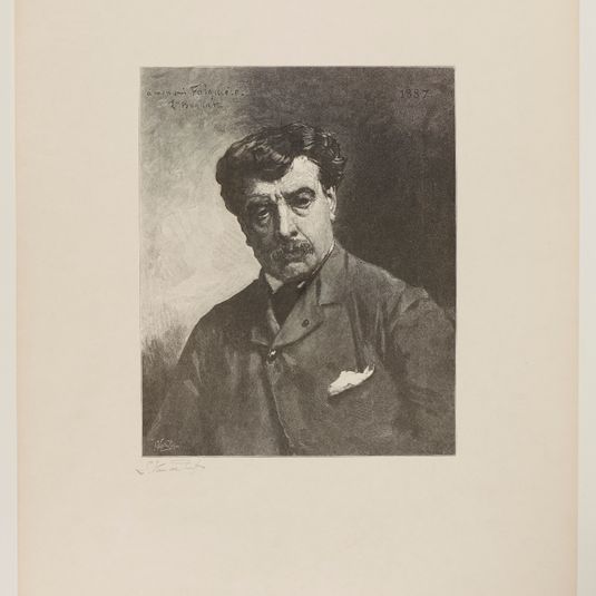 Portrait de Falguière d'après Bonnat