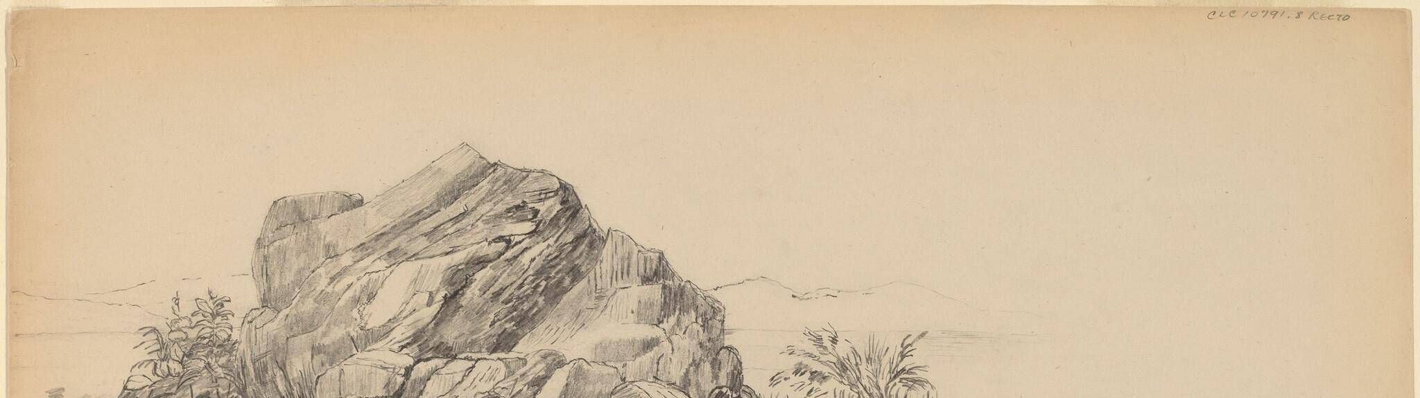 Rocks Along a Lakeshore [recto]
