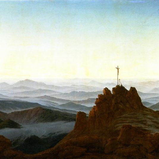 Morning in the Sudeten Mountains