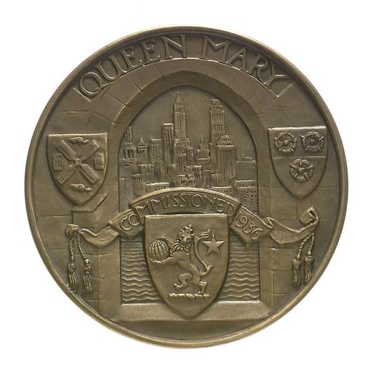 Medal commemorating the 'Queen Mary' commissioned 1936
