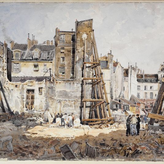 Le percement de la rue Danton