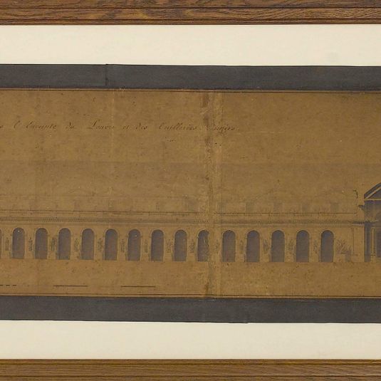 Coupe de l'Arc de Triomphe et promenade d'hiver dans l'enceinte du Louvre et des Tuileries réunies