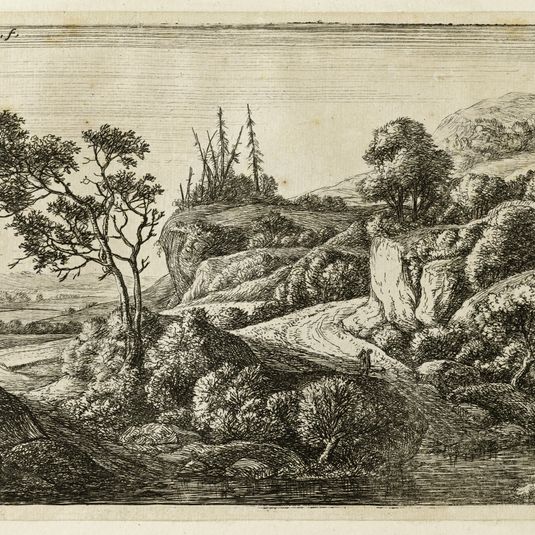 Les deux Chemins allant vers le ruisseau (Hollstein 89)