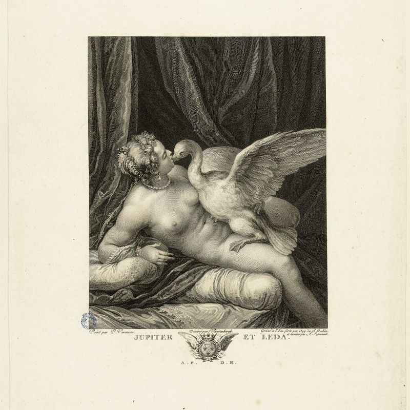 Jupiter et Léda d'après Véronèse