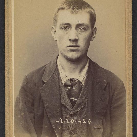 Peticolin. Henri. 23 ans, né le 8/6/71 à Goersdorf (Bas-Rhin). Vernisseur. Anarchiste. 2/7/94.
