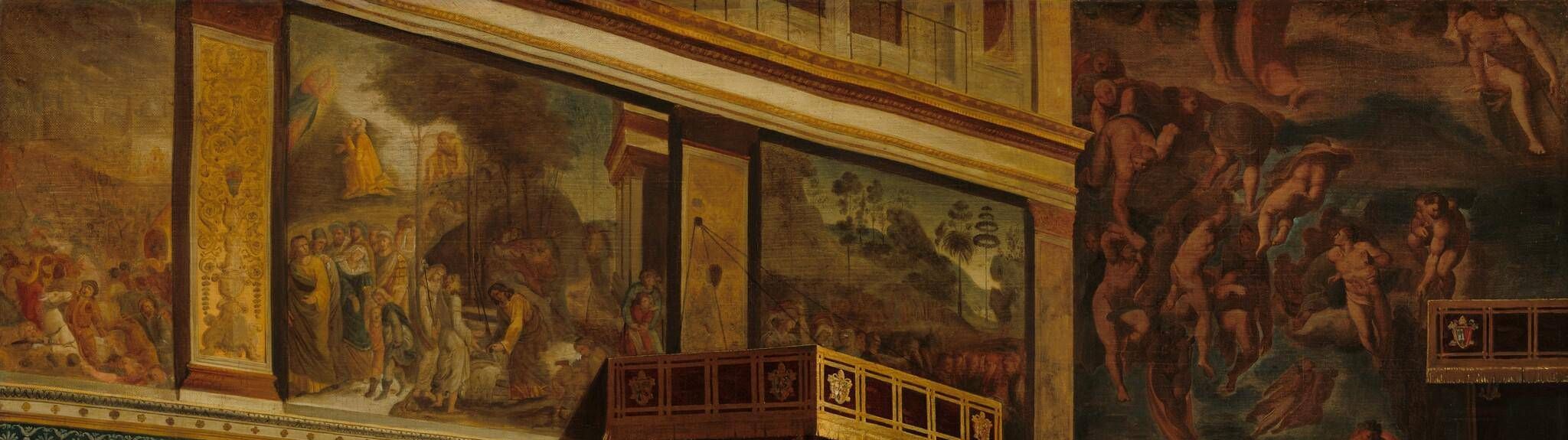 Pope Pius VII in the Sistine Chapel