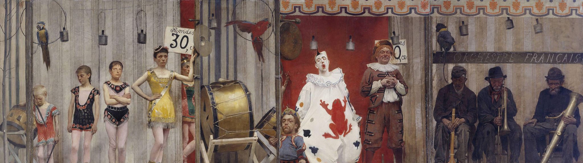 Grimaces et misère - Les Saltimbanques