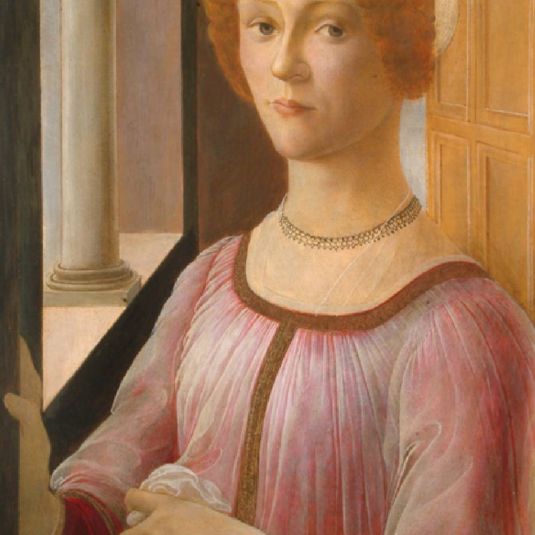 Audio description of Portrait of a Lady Known as Smeralda Bandinelli (after Botticelli) by Christiana Herringham