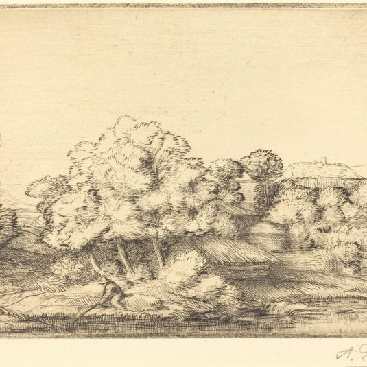 Hamlet near the Lake (Le hameau pres du lac)