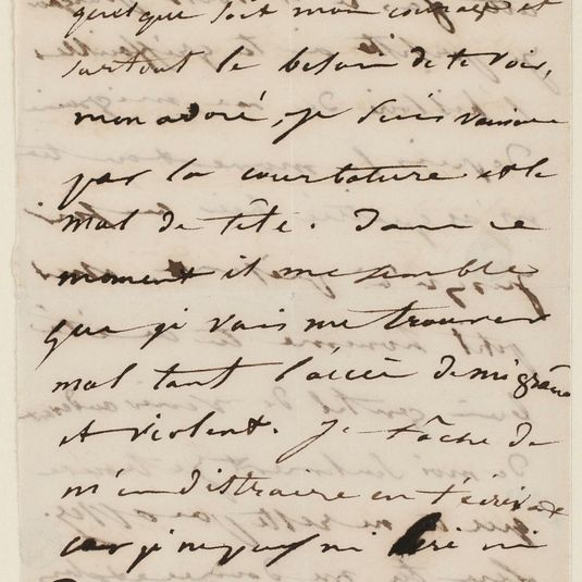 Lettre de Juliette Drouet à Victor Hugo, 29 janvier mardi matin 10h 1850