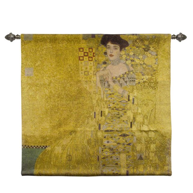 Gustav Klimt Woman in Gold - Wall Hanging 100cm x 100cm (70 rod) Signare Tapestry