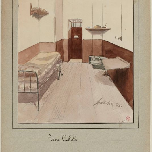 [Les prisons de Paris] La Conciergerie; Une cellule