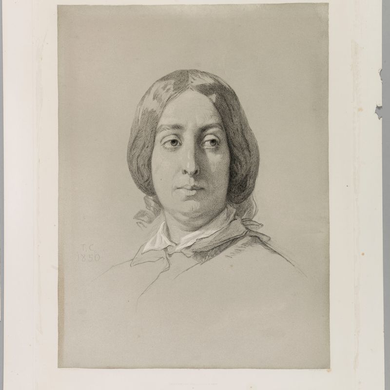 Portrait de George Sand en 1844