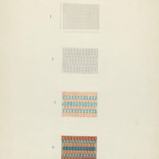 Detail of Coverlet: Technique Demonstration