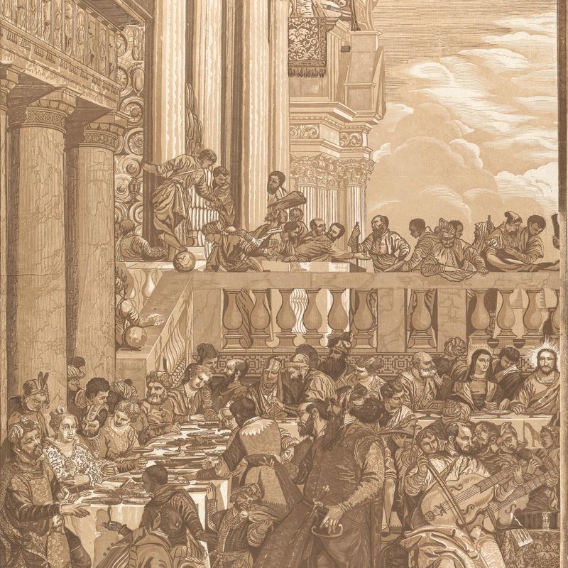 The Marriage of Cana (left sheet)