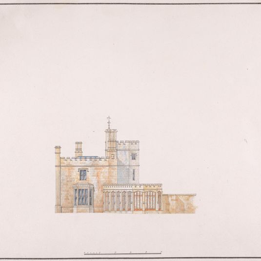 Banner Cross Hall, Sheffield: Exterior Elevation