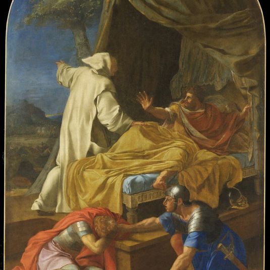 Saint Bruno reveals in a dream to Count Roger a conspiracy against him