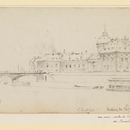 Pont des Arts et l'Institut de France (recto)