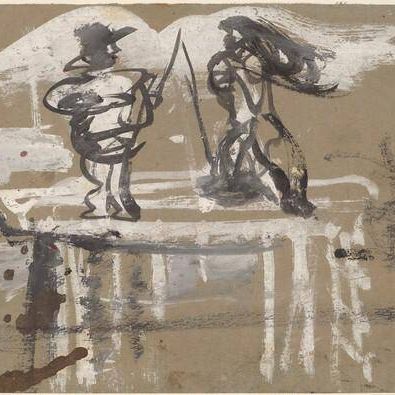 Two Standing Figures