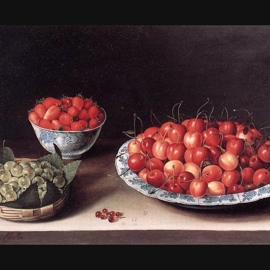 Still Life with Cherries, Strawberries and Gooseberries