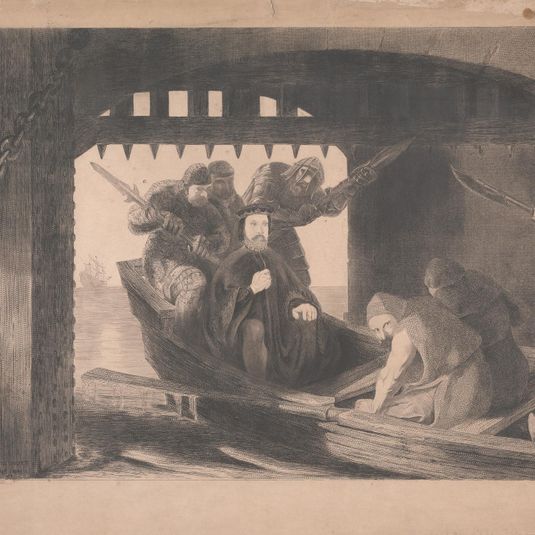Duke of Gloucester taken into the Water Gate of Calais, 1380